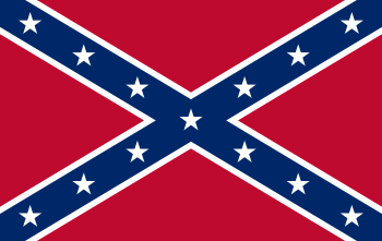 The "Confederate Flag", a rectangula...